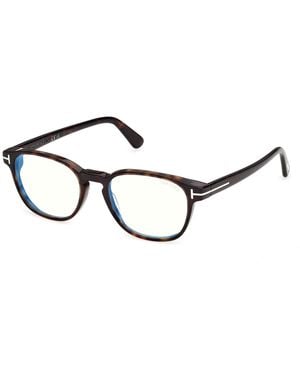 Tom Ford Ft6169-B 52 Optical Frames Acetate Round Normal - Black