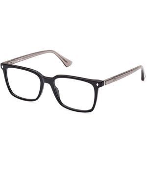 Web We5401 001 Optical Frames Acetate Squared Normal - Black