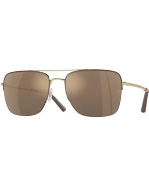 Oliver Peoples Ov1343S R-2 50355A Sunglasses Metal Pilot Normal - Black