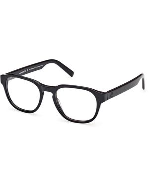 Timberland Tb50052 001 Optical Frames Acetate Round Normal - Black