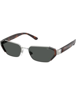 Ralph Lauren Rl7094 900187 Sunglasses Metal Geometric Normal - Black