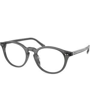 Ralph Lauren Rl6263U 6347 Optical Frames Acetate Transparent Round Normal - Black