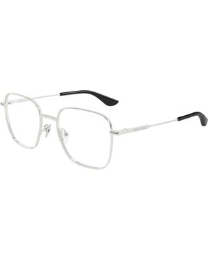McQueen Am0565O 001 Optical Frames Metal Transparent Squared - Black