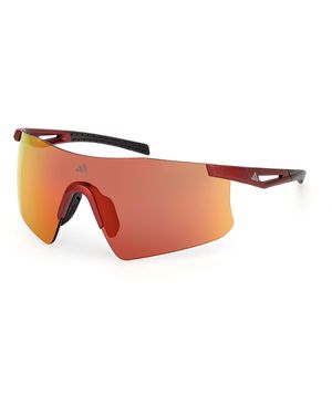 adidas Originals Sp0122 Kaphiros 67L Sunglasses Injected Roviex Mask Normal - Red