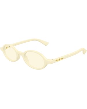 Bottega Veneta Bv1388S 008 Sunglasses Acetate Round - Black