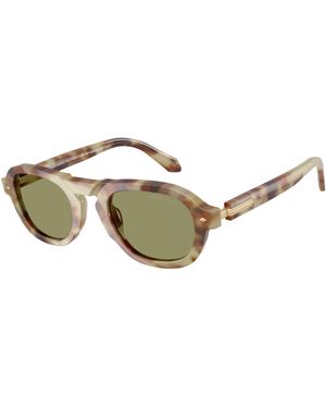 Giorgio Armani Ar8244 629914 Sunglasses Acetate Pillow Normal - Black