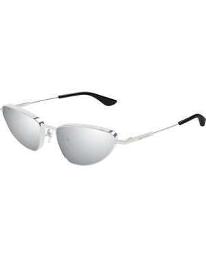 McQueen Am0522S 003 Sunglasses Acetate Cat Eye - Black