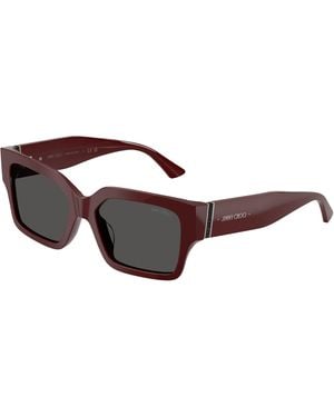 Jimmy Choo Jc5058Ju 505787 Sunglasses Acetate Squared Normal - Black
