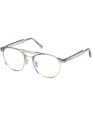 Tom Ford Ft5982-B 020 Optical Frames Injected Pilot Normal - Black