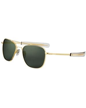 Randolph Engineering Af106 23K Outlet Sunglasses Metal Squared Normal - Green