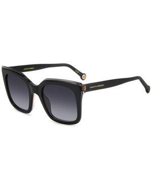 Carolina Herrera Her 0249/G/S 807/9O Sunglasses Acetate Squared Shaded - Black
