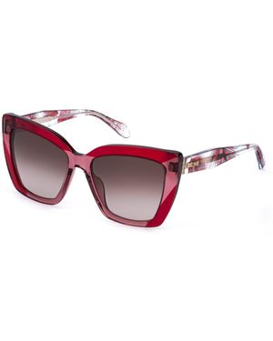 Just Cavalli Sjc174V 0V64 Sunglasses Acetate Butterfly Normal Nuanced - Black