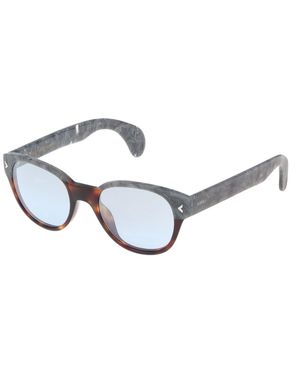 Lozza Sl1913M Macho 9Ayx Sunglasses Acetate Round Normal Shaded - Black