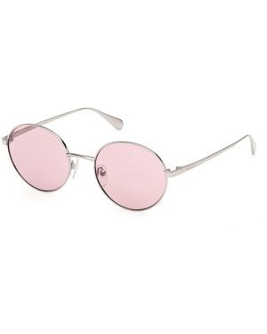 MAX&Co. Mo0166 16Y Sunglasses Metal Round Normal - Black