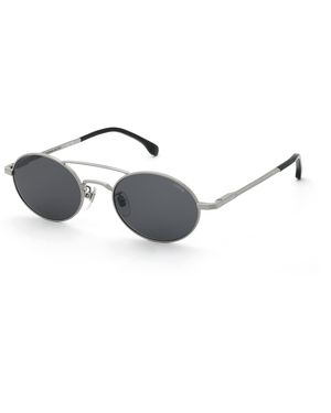 Lozza Sl2456 Pantelleria 3 509Y Sunglasses Metal Smoke Geometric Normal - Black