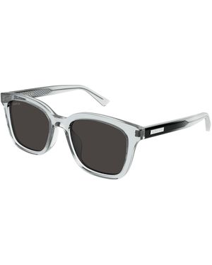 Gucci Gg2251Sa 003 Sunglasses Acetate Smoke Squared - Black
