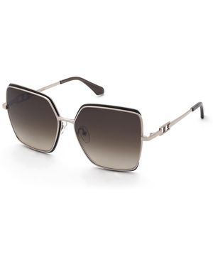 Twinset Stw149 0F38 Sunglasses Metal Squared Normal Nuanced - Black