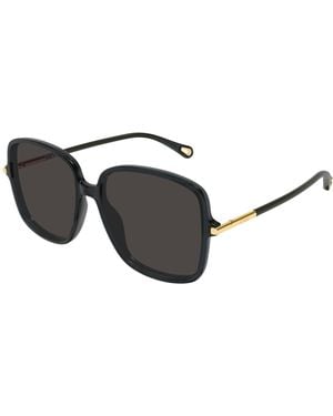Chloé Ch0396S 001 Sunglasses Acetate Squared - Black