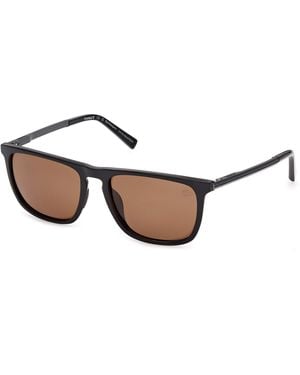 Timberland Tb00088 01H Sunglasses Injected Squared Polarized - Black
