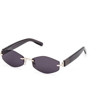 Gcds Gd0040 32A Sunglasses Metal Geometric Normal - Black