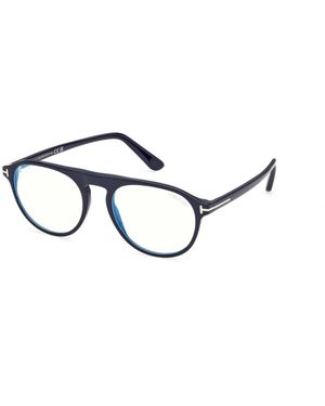 Tom Ford Ft6118-B 90 Optical Frames Acetate Pilot Normal - Black
