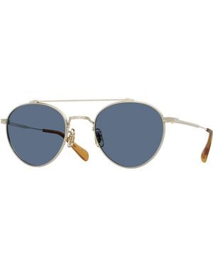 Oliver Peoples Ov1223St Brunner 534780 Sunglasses Titanium Pantos Normal - Black