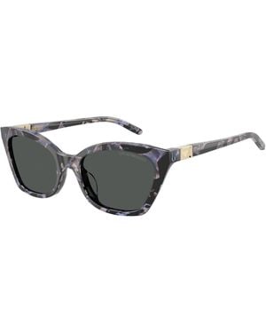 Emporio Armani Ea4284U 646087 Sunglasses Acetate Cat Eye Normal - Black