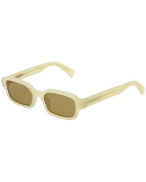 Retrosuperfuture Nva Carino Canarino Sunglasses Acetate Squared Normal - Yellow