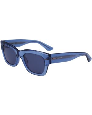 Calvin Klein Ck23509S 438 Sunglasses Acetate Squared Normal Normal - Black