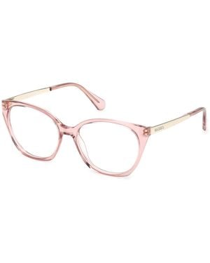 MAX&Co. Mo5200 072 Optical Frames Injected Round Normal - Black