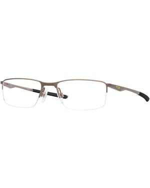 Oakley Ox3218 Socket 5.5 321818 Optical Frames Metal Transparent Squared Normal - Black