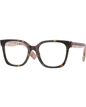 Burberry Be2347 L4075 Optical Frames Acetate Transparent Squared Normal - Black