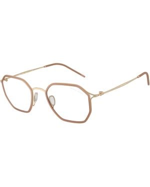 Giorgio Armani Ar6188 30021W Sunglasses Metal Transparent Squared Normal - Black