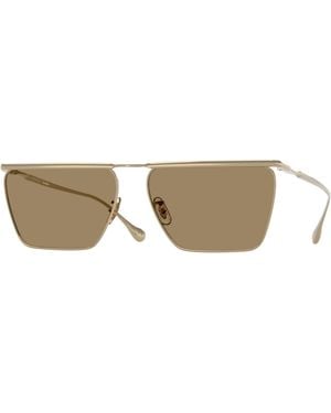 Oliver Peoples X Jil Sander Ov1370St Edition 2 503553 Sunglasses Titanium Geometric Normal - Black