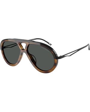 Emporio Armani Ea4242U 621287 Sunglasses Acetate Pilot Normal - Black
