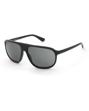 Lozza Sl4417 700 Sunglasses Acetate Smoke Pilot Normal - Black