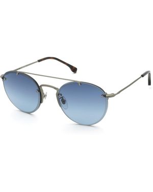 Lozza Sl2433 Gubbio 3 0P8A Sunglasses Metal Pantos Normal Shaded - Black