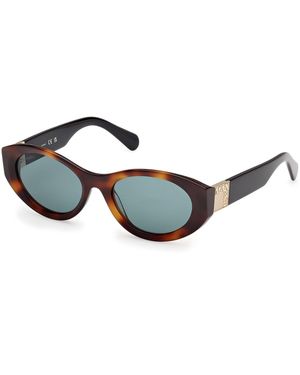 MAX&Co. Mo0123 52N Sunglasses Acetate Round Normal - Black