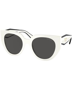 Prada Pr 14Ws 1425S0 Sunglasses Acetate Cat Eye Normal - Black