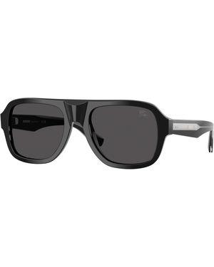Burberry Be4478 420687 Sunglasses Acetate Pilot Normal - Black