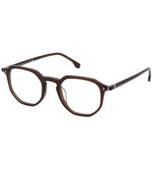 Lozza Vl4350 Roma 6 06Ad Optical Frames Acetate Geometric - Black