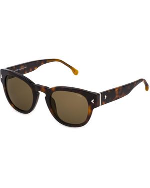 Lozza Sl4263 Agrigento 2 09Aj Sunglasses Acetate Round Normal - Black