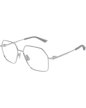 Bottega Veneta Bv1332O 005 Optical Frames Metal Transparent Squared - Black