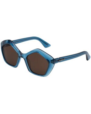 Marni 8Gt Eluvi Ocean Sunglasses Acetate Geometric Normal - Blue