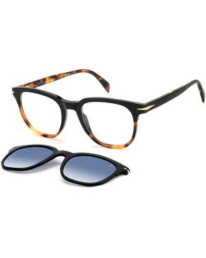 David Beckham Db 7120/Cs Wr7/Z7 Sunglasses Acetate Squared Polarized Shaded - Black