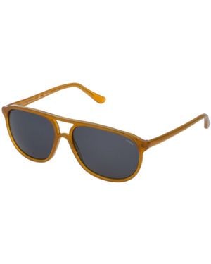 Lozza Sl1827L Zilo Sport V72M Sunglasses Acetate Squared Normal - Black