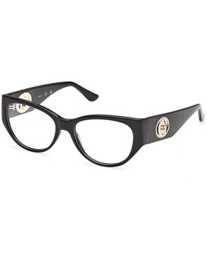 Guess Gu50351 001 Optical Frames Acetate Cat Eye Normal - Black