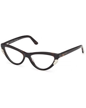 Guess Gm50047 052 Optical Frames Acetate Cat Eye Normal - Black