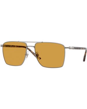Persol Po1031S 513/53 Sunglasses Steel Squared Normal - Black