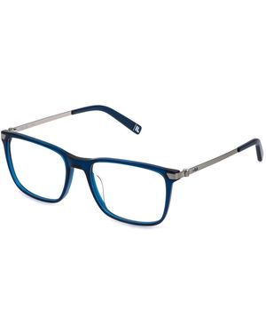 Fila Vfib01 0Agq Optical Frames Acetate Squared - Black